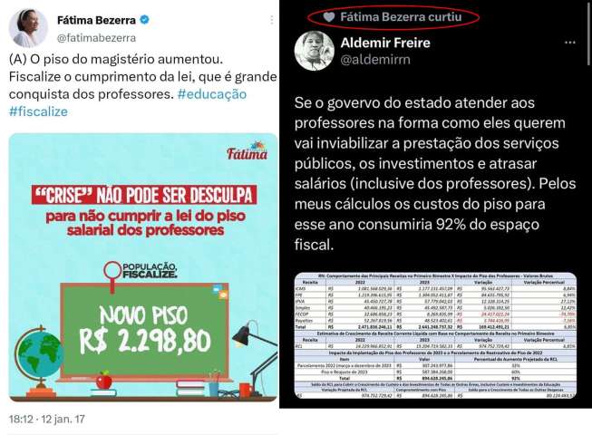 Fátima quer sempre enganar