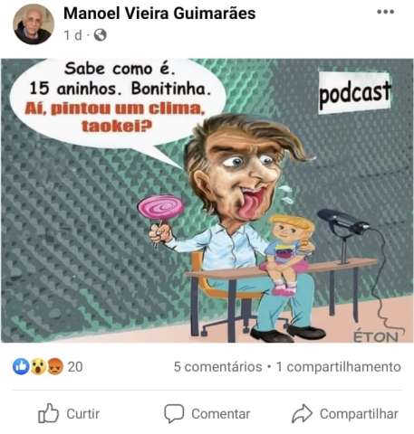 Com o cão nos couros: Padre de Mossoró faz postagem fake de Bolsonaro