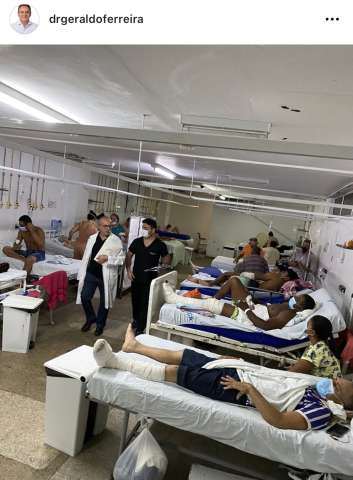 Médico denuncia situação dramática no hospital Tarcísio Maia