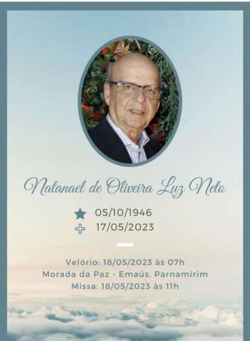 Morre médico Natanael de Oliveira Luz Neto