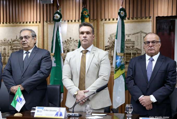 Presidente Eriko Jácome abre os trabalhos legislativos de 2024 na Câmara