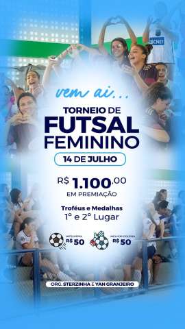 Mossoró vai sediar torneio de futsal feminino, em julho