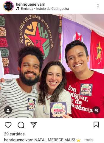 Um dos maiores ícones da direita de Natal abraça a esquerda