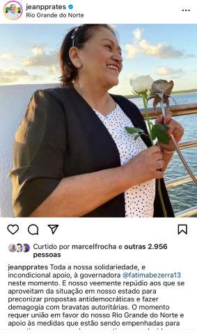 Loucura: Presidente da Petrobras presta solidariedade a Fátima Bezerra e esquece o povo do RN