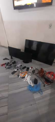 Bandidos fazem arrastão em casa com idosa em Capim Macio; PM consegue prender um dos assaltantes