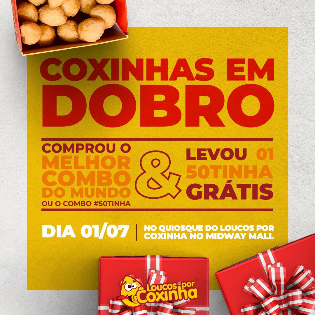 Coxinhas em dobro