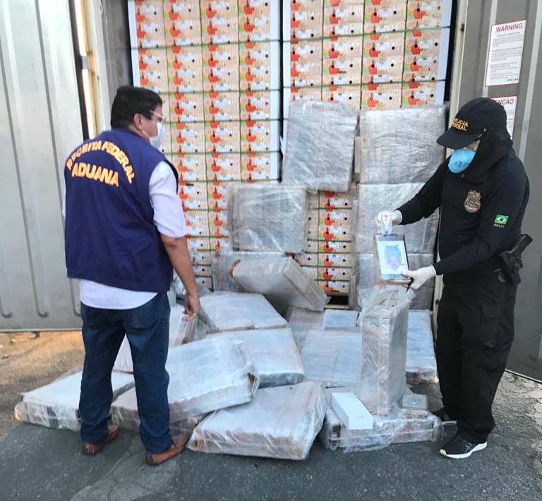 Polícia Federal apreende mais de 700 quilos de cocaína no Porto de Natal