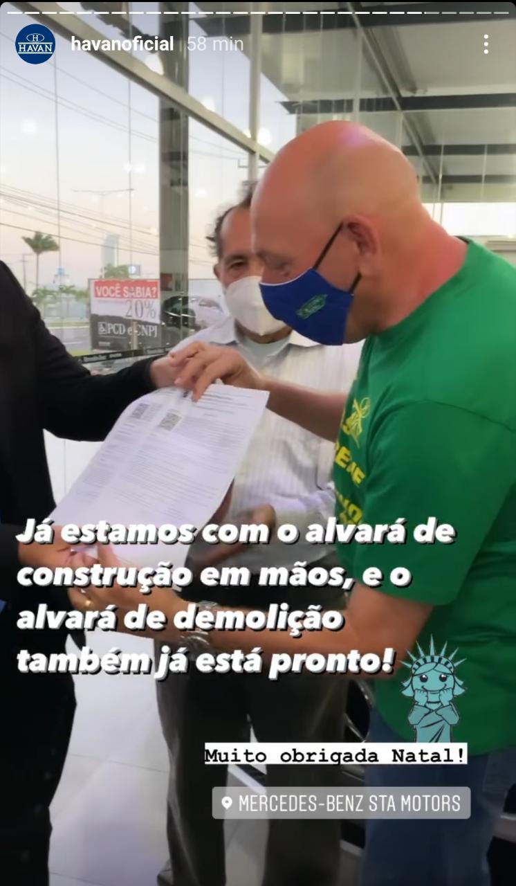 Empresário Luciano Hang desembarca em Natal para anunciar instalações da Havan; Loja será na BR 101