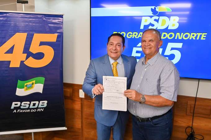 Professor Mário Sérgio se filia ao PSDB e anuncia pré-candidatura a vereador