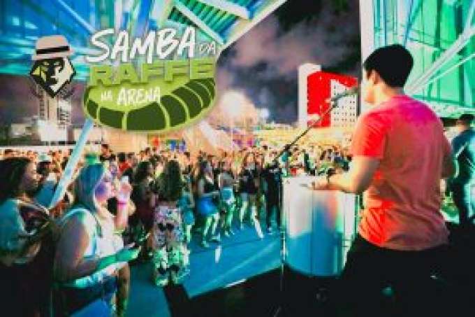 ‘Samba da Raffe na Arena’ deste sábado (16) será temático do “San Patrick’s Day” e com ingresso a R$20