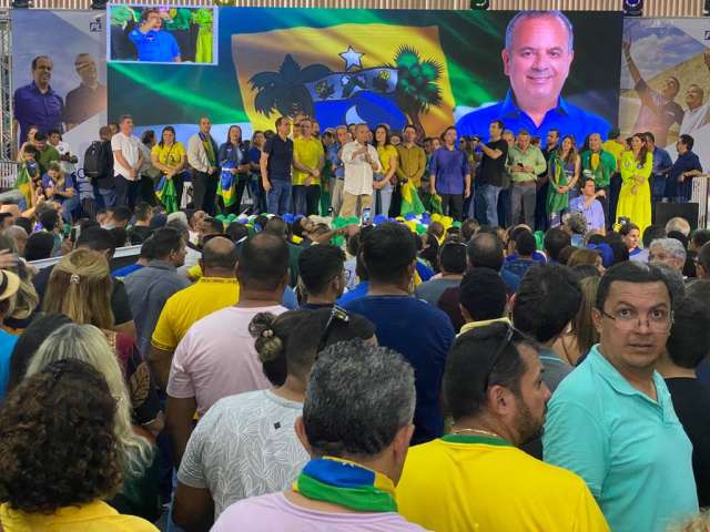 Multidão lota convenção do PL que confirma Rogério Marinho ao Senado