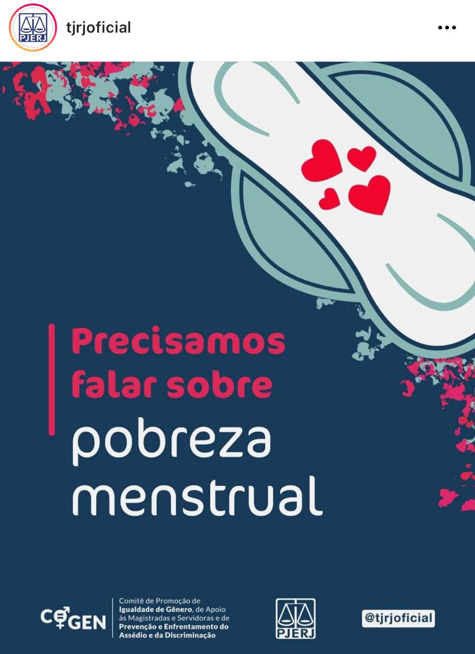 A “pobreza menstrual” do TJ/RJ