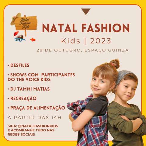 Crianças desfilam Verão 2024 no 9º Natal Fashion Kids