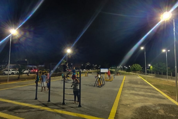 Em Natal, alameda Marinho Chagas ganha novo projeto de iluminação 