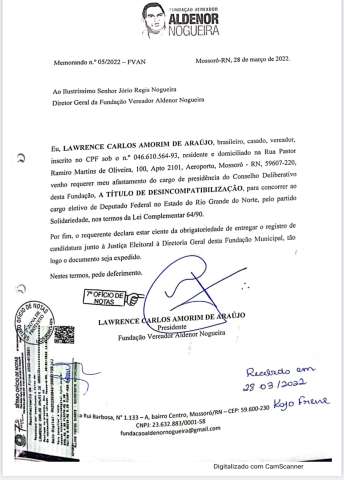 Lawrence pode estar inelegível