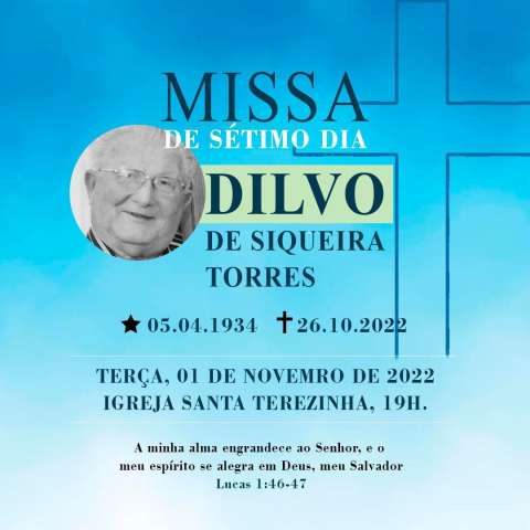 Missa sétimo dia de Dilvo Torres