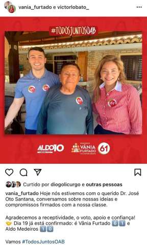 OAB/RN: O voto de dr. José Oto Santana