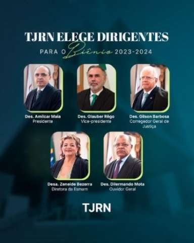 Desembargador Amilcar Maia é eleito presidente do TJRN para biênio 2023/2024