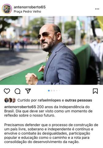 Em momento de reflexão, vice-governador não consegue refletir