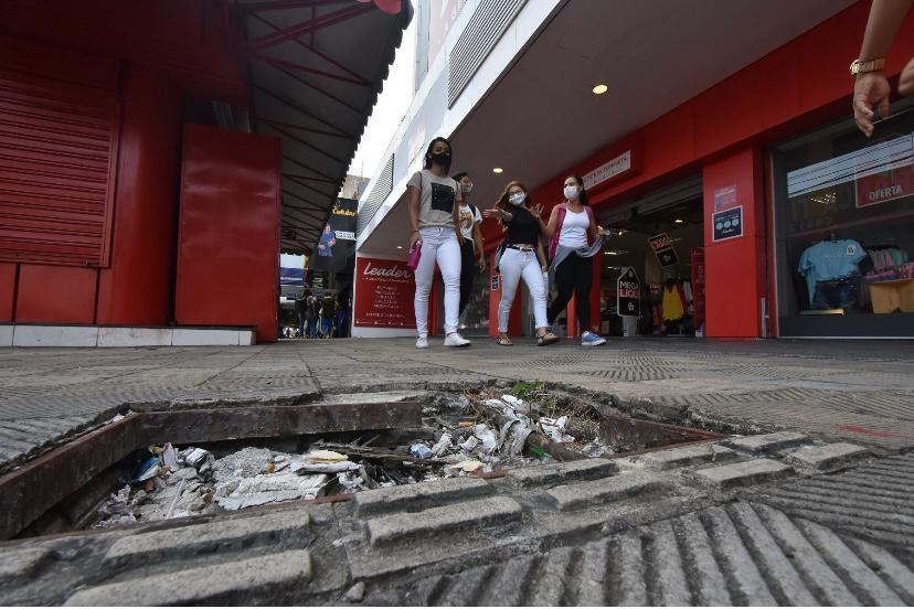 Prefeitura fará recuperação do calçadão da Avenida Rio Branco 