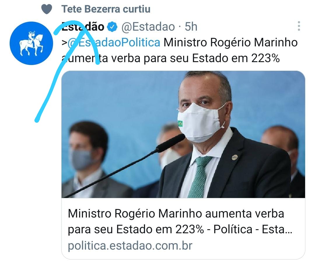 A curtida de Tetê