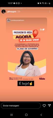 [VÍDEO] Nilda monta estrutura de comício em local aberto para reunir eleitores de Parnamirim