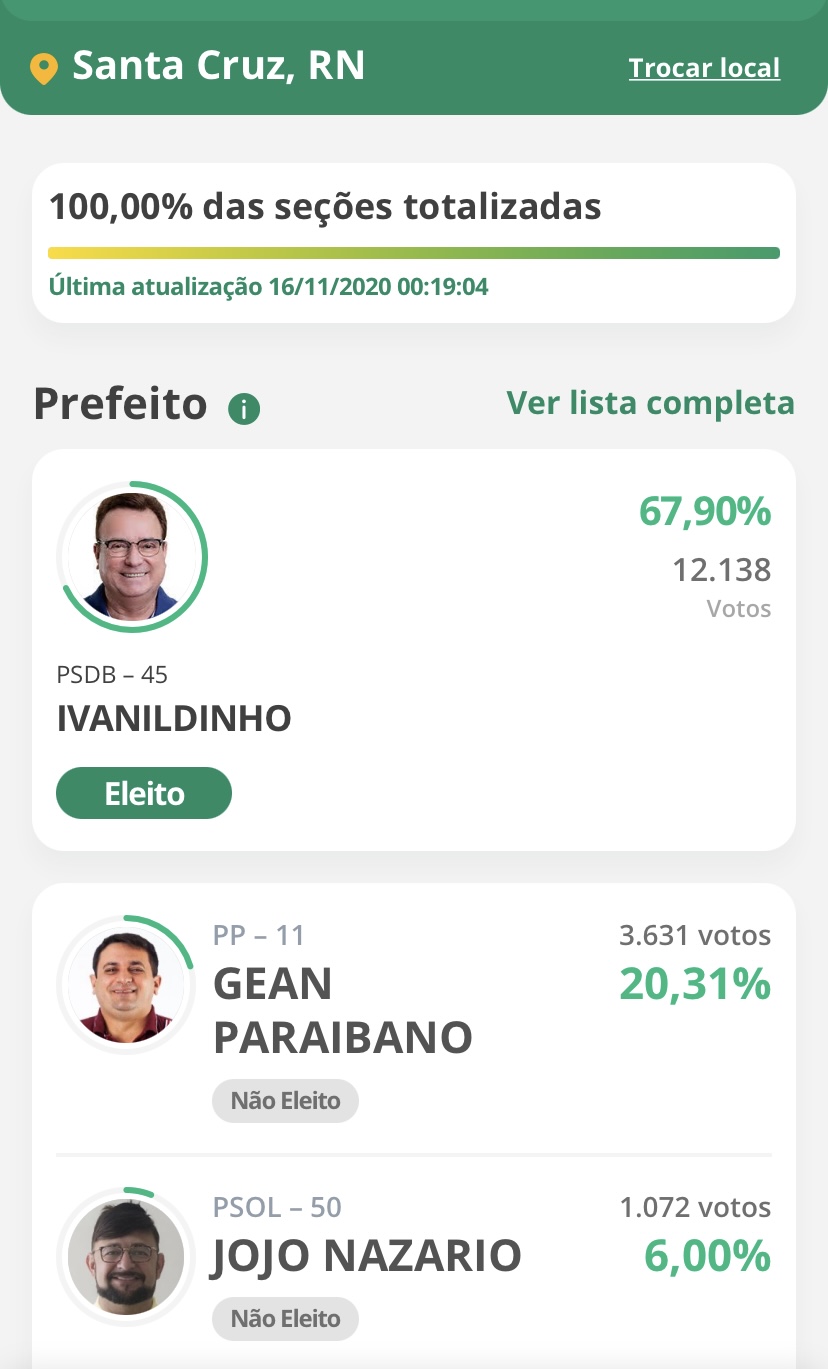 Tomba: O grande transferidor de votos