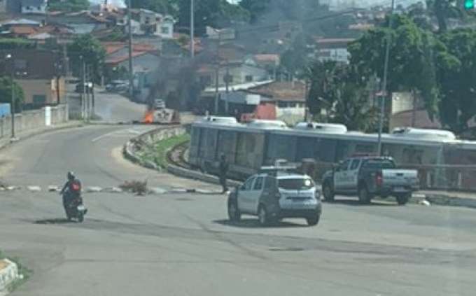 Protesto em frente ao Paço da Pátria