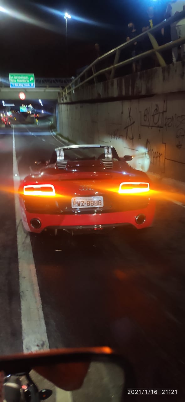 Batida do carro de R$ 700 mil, dono sumiu