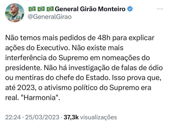 Girão (Pincel) deu uma dentro