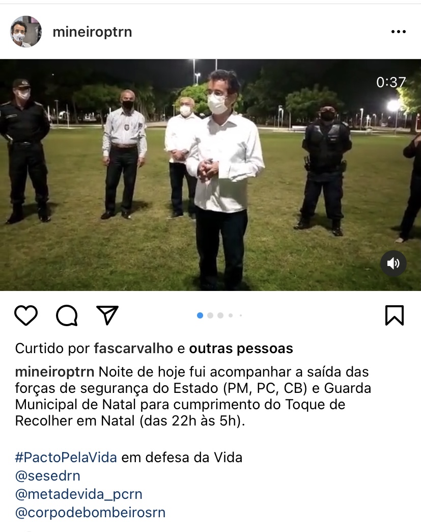 Mineiro no comando do lockdown