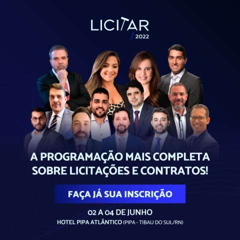 Pipa sediará o 2º Congresso Interestadual de Licitação e Contratos do Rio Grande do Norte