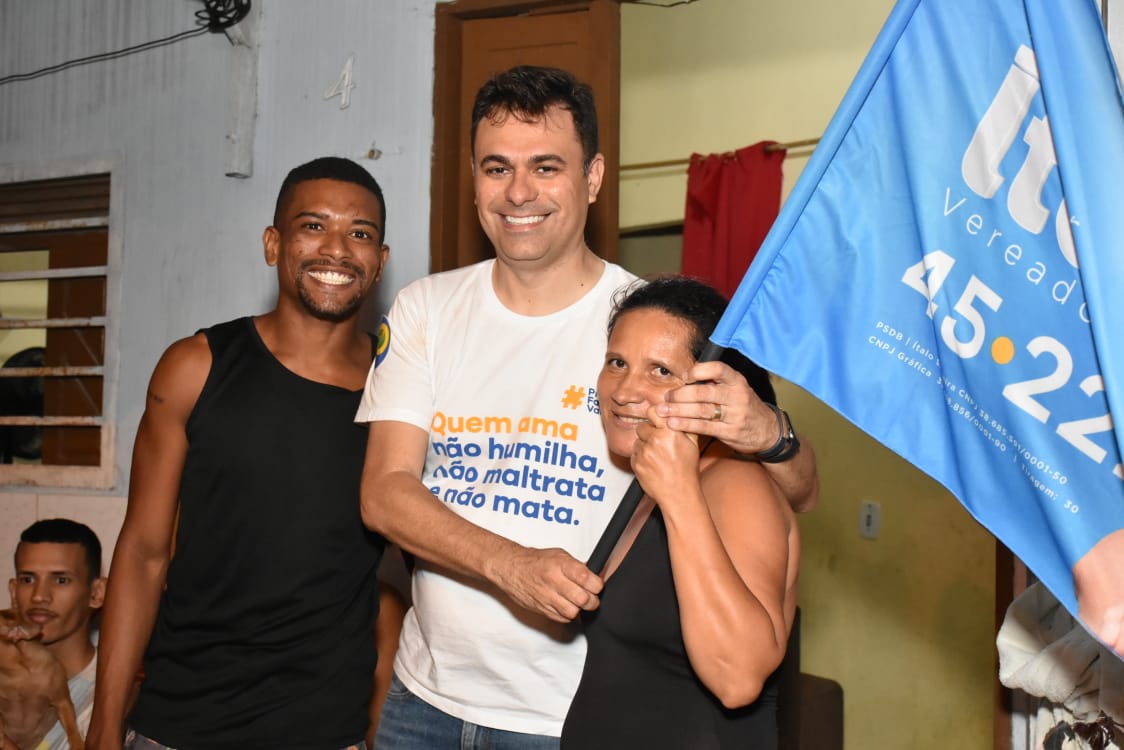Vereador Professor Ítalo realiza grande caminhada e mobiliza população de Passagem de Areia