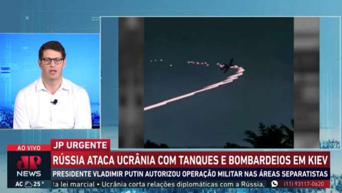 Jovem Pan exibe cenas de videogame como se fossem de invasão à Ucrânia