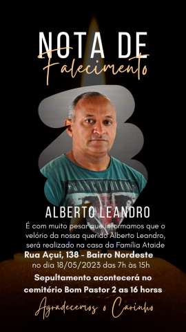 Morre fotojornalista Alberto Leandro