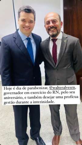 Ele apareceu!
