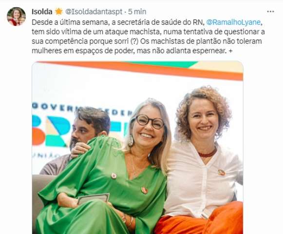 Isolda tem as mãos sujas de sangue
