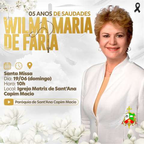 Amigos da ex-governadora Wilma de Faria vão prestar homenagem