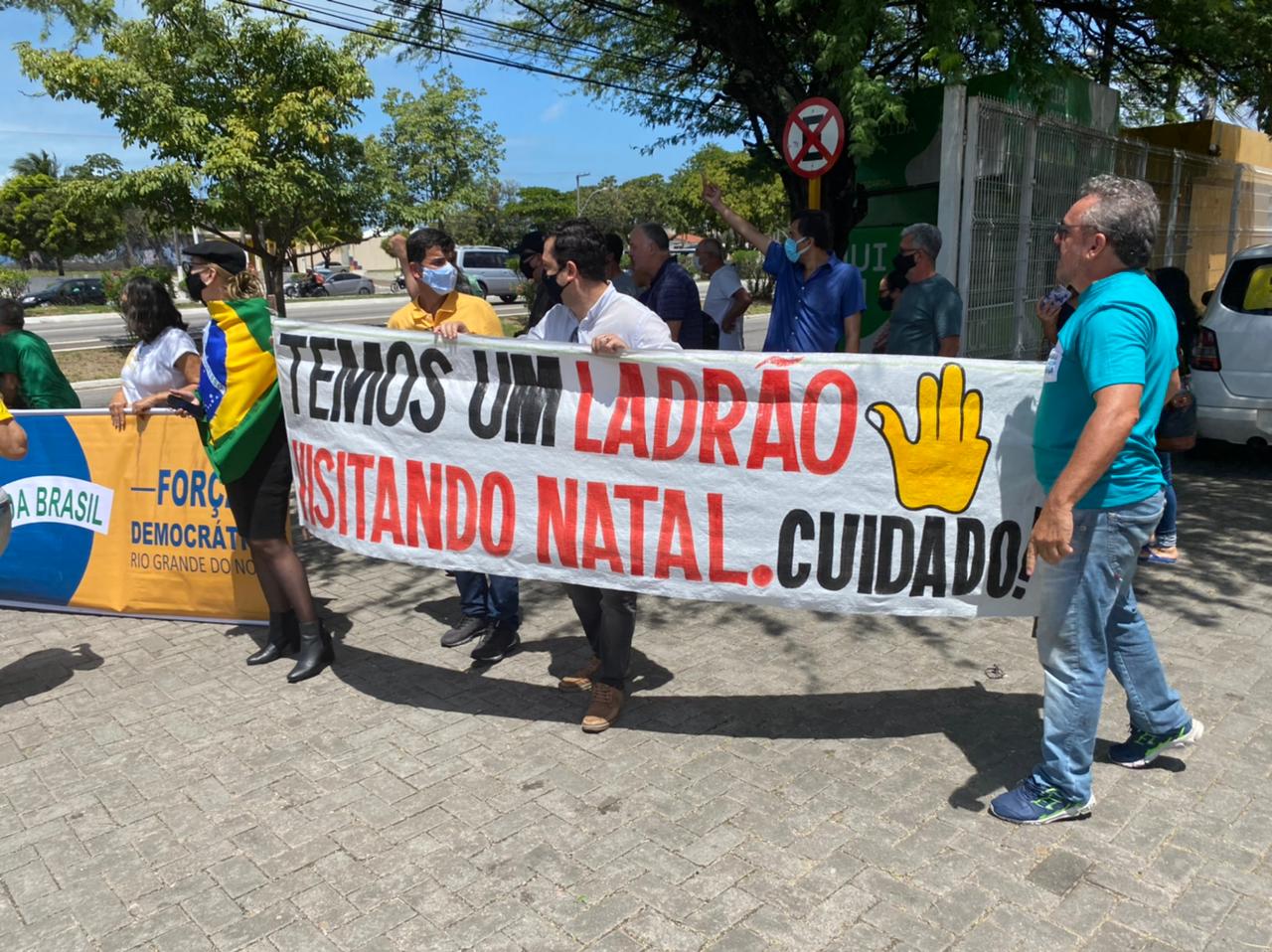 Recepção a Lula no Centro Administrativo
