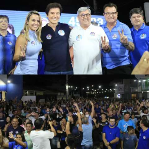 Em seu primeiro comício de campanha, Tomba diz que chegou a hora da população insatisfeita do RN tirar 