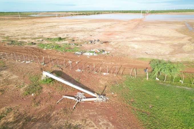 Em menos de uma semana, criminosos furtam quase 3 mil metros de cabos e derrubam 10 postes de energia no litoral do RN