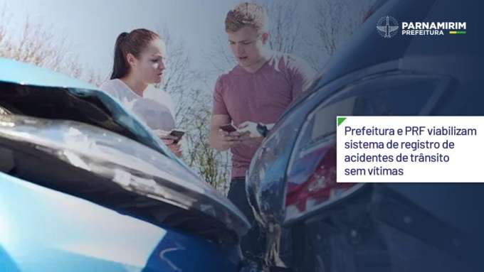 Parnamirim: Prefeitura e PRF viabilizam sistema de registro de acidentes de trânsito sem vítimas
