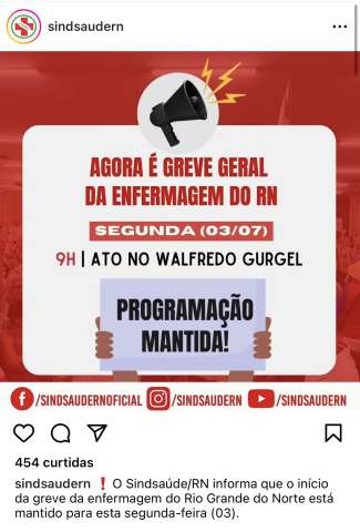 Saúde: Sindicato peita judiciário e mantém greve