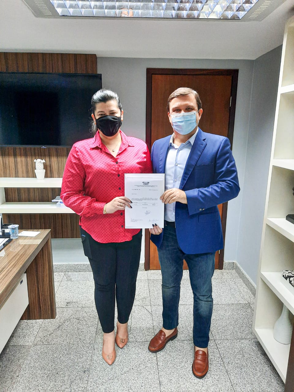 Galeno Torquato e prefeita de Pau dos Ferros tratam de investimentos para município da região Oeste
