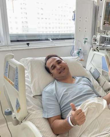 Kleber Rodrigues faz procedimento cirúrgico em São Paulo
