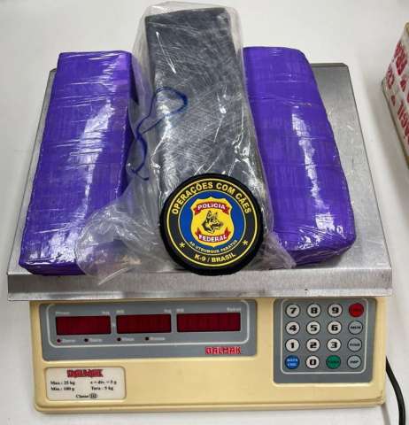 PF apreende quase 10 kg de maconha enviada pelos Correios
