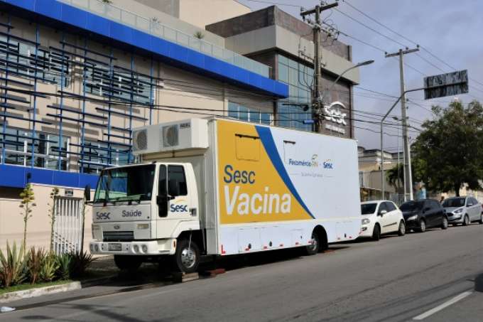 Unidade Sesc Vacina se instala no Centro de Natal onde permanece por 30 dias