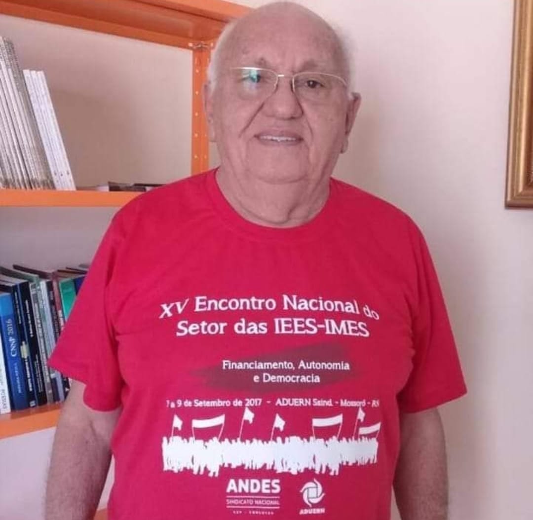 Professor aposentado da UERN, Felipe Caetano, morre vítima da Covid-19