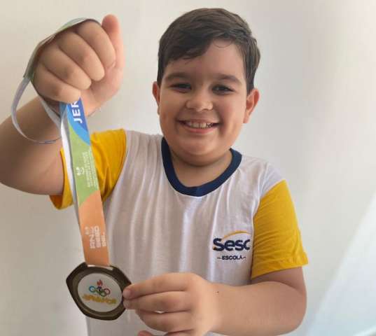Aluno da escola Sesc Macaíba é medalhista de Xadrez pelo segundo ano consecutivo