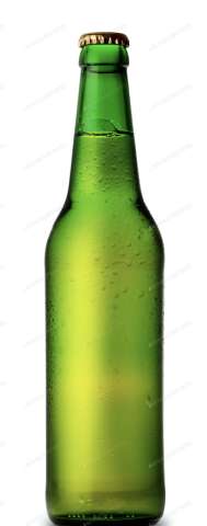 Cerveja da garrafa verde